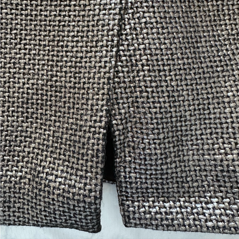 Banana Republic Metallic Tweed Pencil Skirt- Size 12 Tall NWTs - Picture 8 of 12